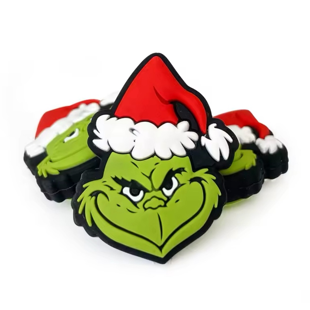 Grinch Focal Silicone Beads
